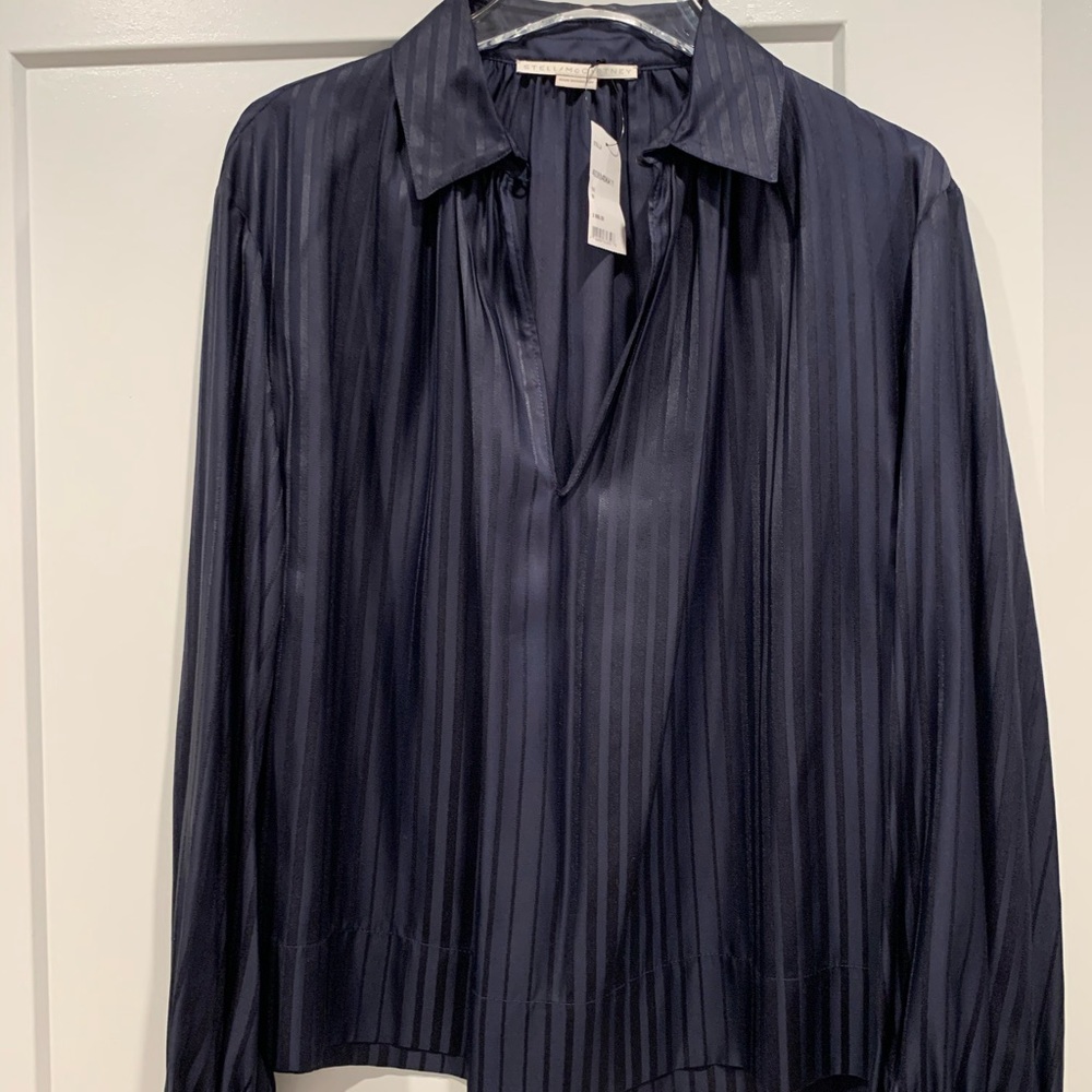 Stella Mccartney navy blouse